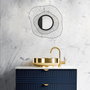 Wallity WM-015 Espejo Decorativo Metal Negro 69 x 8 x 60 cm